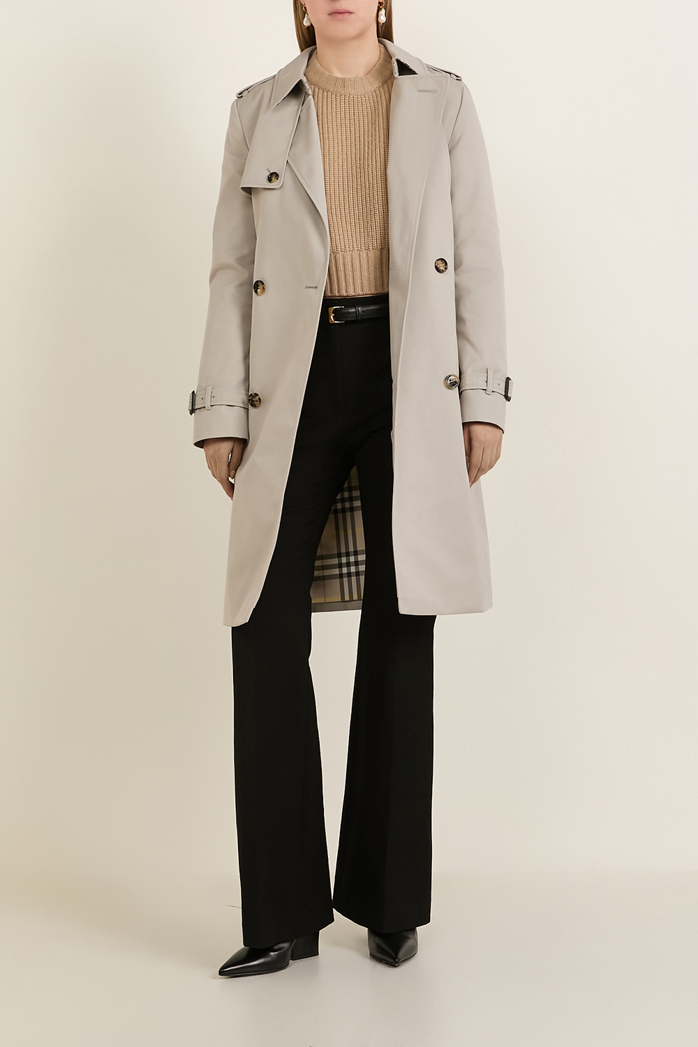 מעיל טרנץ' סלים פיט BURBERRY
